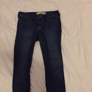 hollister dark blue jeans